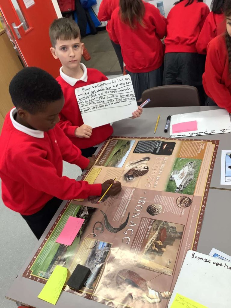 Parsloes Primary School Year 3 Stone Age Day